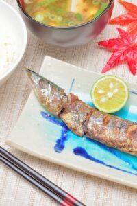 サンマ 塩焼き