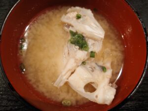 カワハギ あら汁
