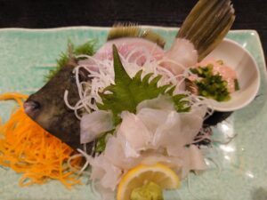 カワハギ 刺身