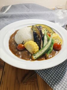 オクラ入り夏野菜カレー