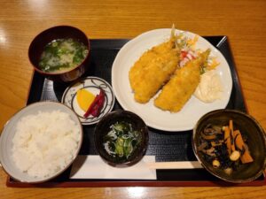 アジフライ 酢の物