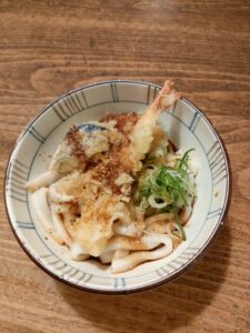 伊勢うどん 天ぷら
