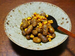 むかごのバター須臾炒め