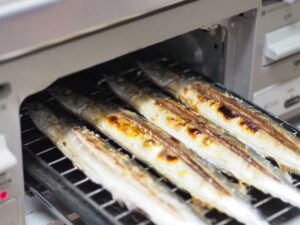 魚焼きグリル　サンマ 塩焼き
