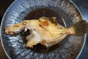 カワハギ 煮つけ