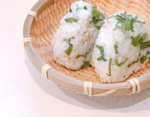 大葉たっぷりおにぎり