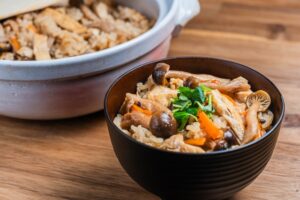 秋野菜の炊き込みご飯