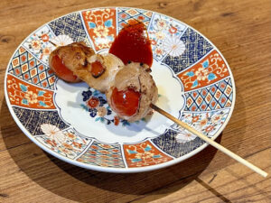 ミニトマトのベーコン巻き