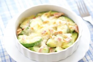 オクラのチーズ焼き