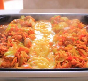 ホットプレート　チーズタッカルビ