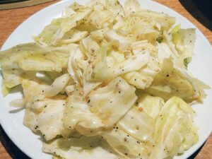 キャベツごま油
