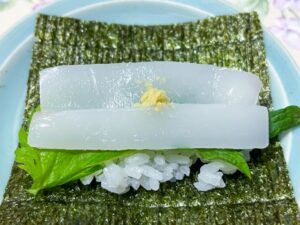 手巻き寿司　いか