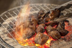 宮崎県　地鶏の炭火焼