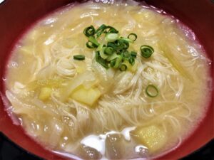 鍋の締め そうめん