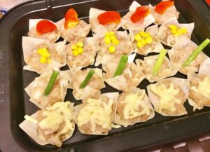 ホットプレート　シュウマイ　