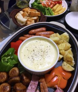 チーズフォンデュ　ホットプレート