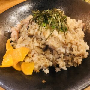 焼き鳥　チャーハン