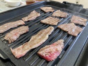 ホットプレート焼肉