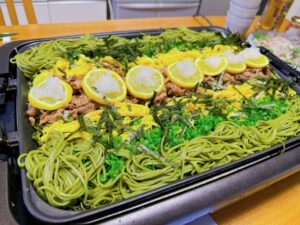 ホットプレート料理