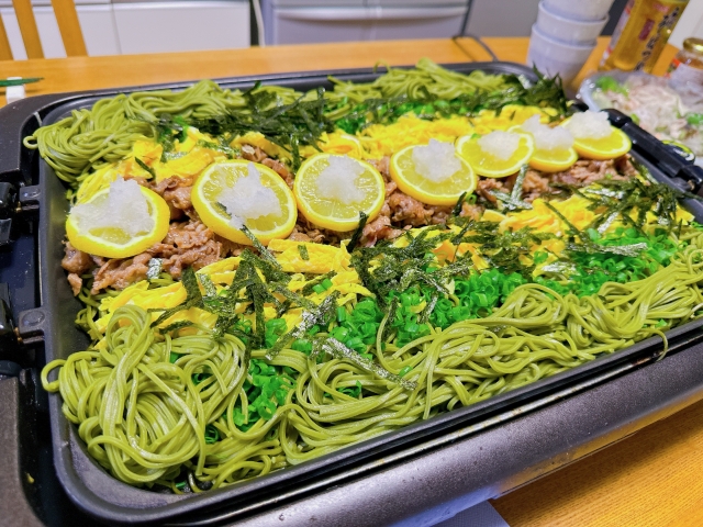 ホットプレート料理