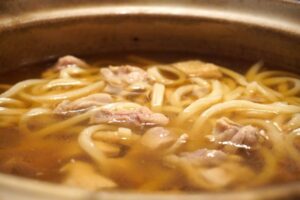 鍋の締め うどん