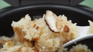 しいたけの炊き込みご飯