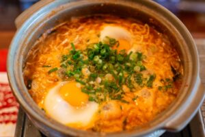 鍋の締め ラーメン
