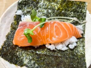 サーモン　手巻き寿司