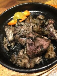 宮崎県　地鶏の炭火焼
