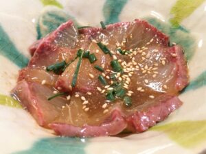 刺身を漬け