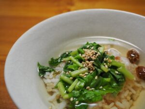 野沢菜お茶漬け