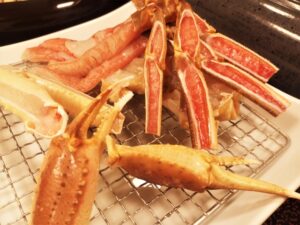 間人ガニ　焼きガニ