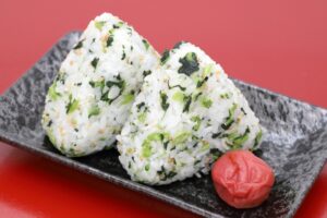 野沢菜おにぎり