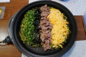 山口の瓦そば 家庭 