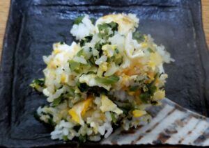野沢菜チャーハン