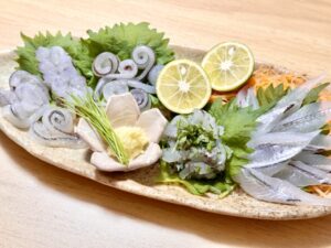 サヨリ刺身