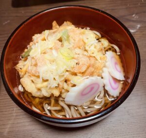 年越しそば かき揚げ