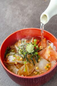 刺身お茶漬け
